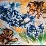 cats (aquarelle - 2009) - pêle-mêle chats -