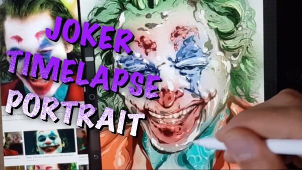 Joker Timelapse Drawing