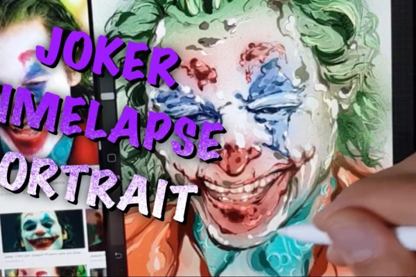 Joker Timelapse Drawing