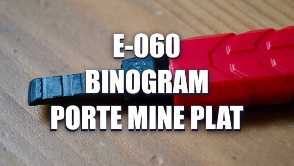 E060 – Binogram Porte mine plat