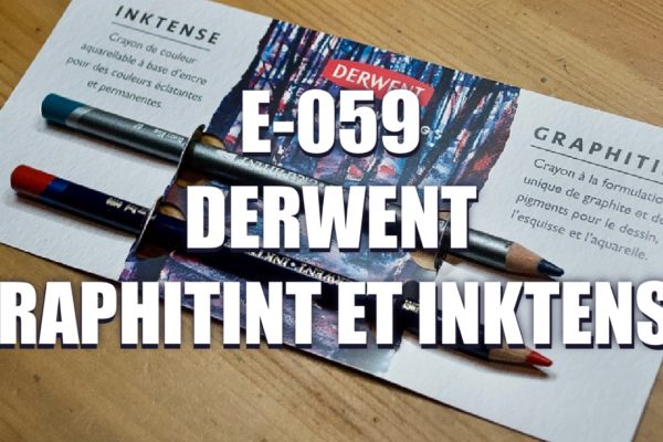 E-059 – Derwent Graphitint et Inktense