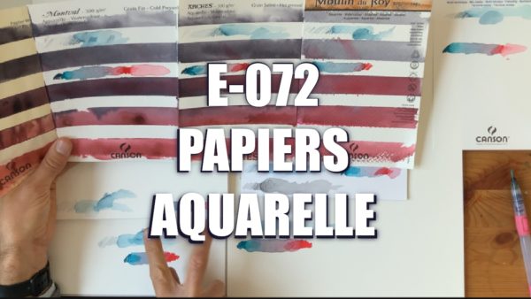E072 – Papiers Aquarelle