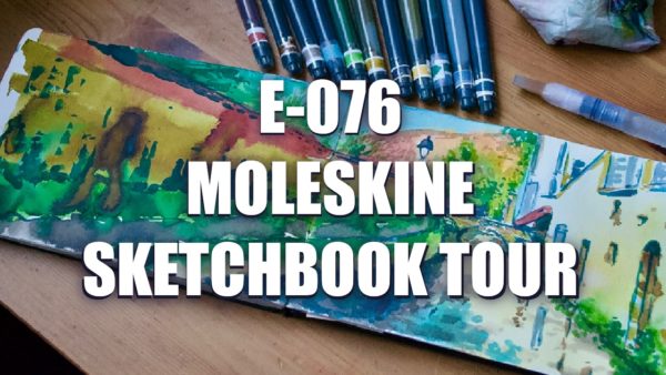 E076 – Moleskine Sketchbook Tour