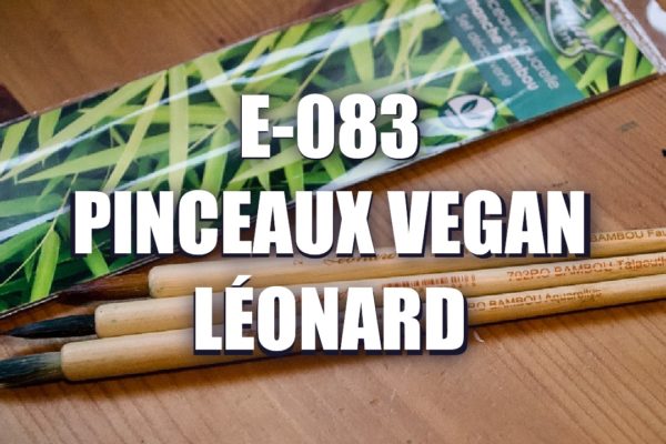 E083 – Pinceaux Vegan Léonard