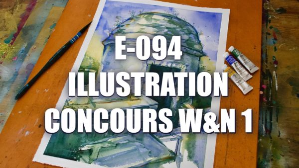 E094 – Illustration concours Winsor & Newton 1