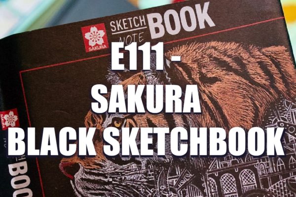 E111 – Sakura Black Sketchbook