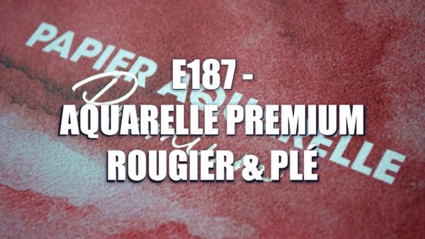 E187 – Papier Aquarelle Premium Rougier & Plé