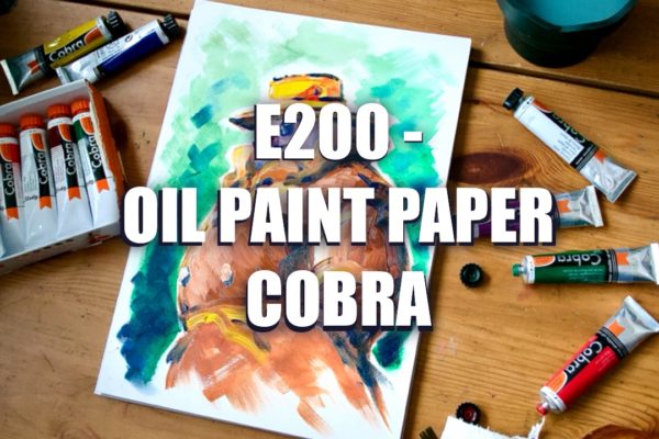 E200 – Oil Paint Paper Cobra