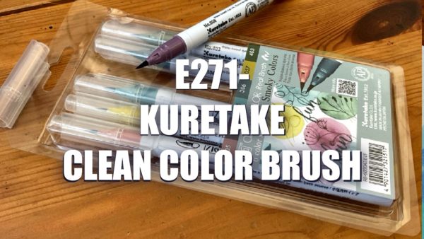 E271 – Kuretake Clean Color Brush