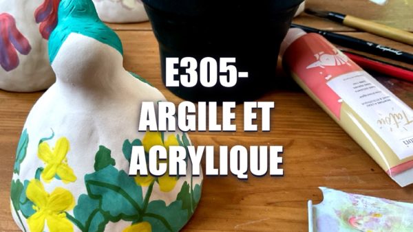 E305 – Argile et Acrylique