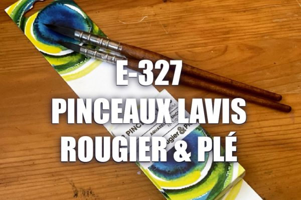 E327 – pinceaux lavis Rougier & Plé