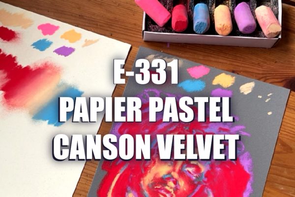E331 – Papier Pastel Canson Velvet