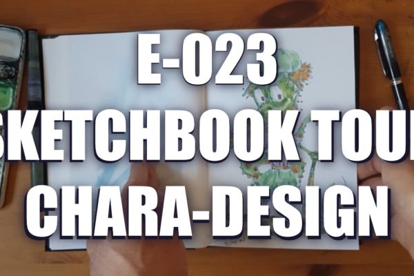 E023 – Sketchbook tour chara-design
