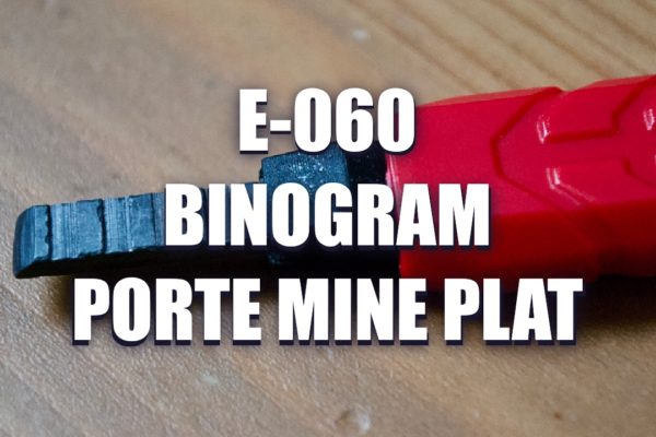 E060 – Binogram Porte mine plat