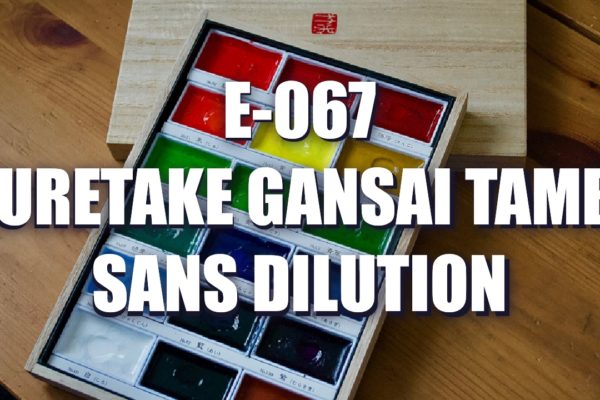 E067 – Kuretake Gansai Tambi sans dilution