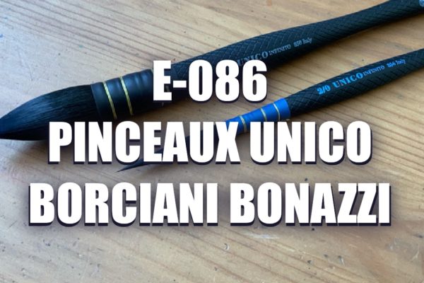 E086 – Pinceaux UNICO Borciani Bonazzi