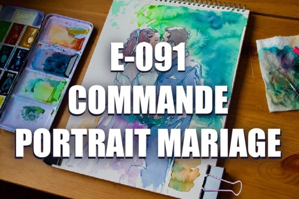E091 – Commande Portrait Mariage