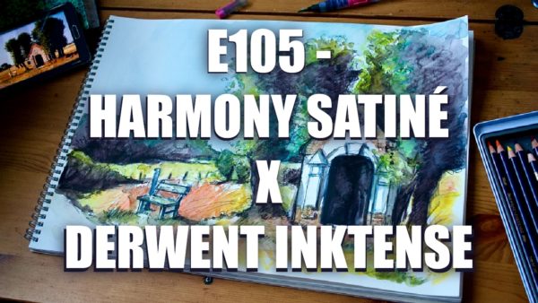 E105 – Harmony Satiné X Derwent Inktense