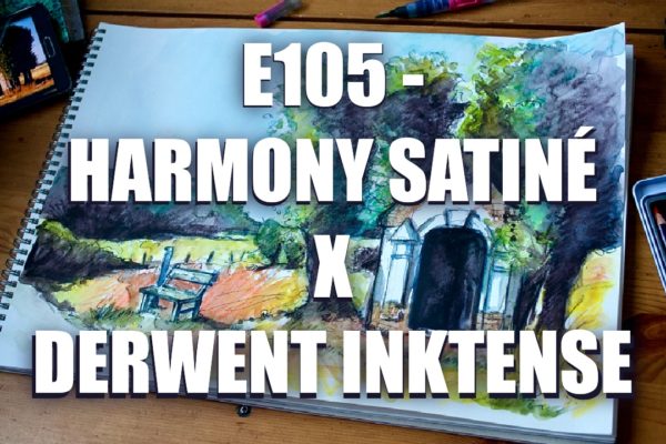 E105 – Harmony Satiné X Derwent Inktense