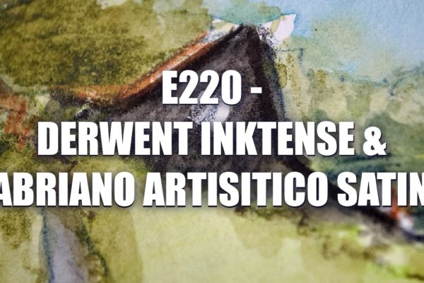 E220 – Derwent Inktense & Fabriano Artisitico Satiné