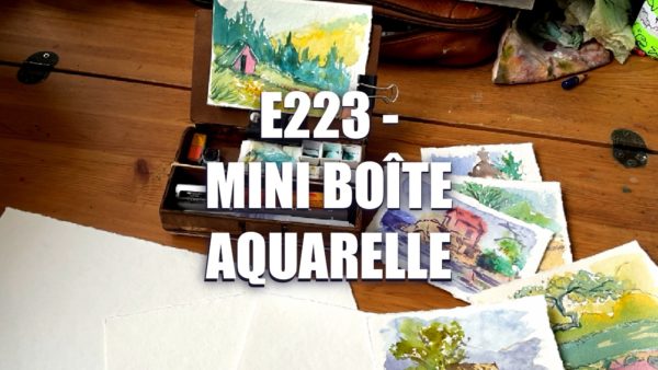 E223 – mini boite aquarelle