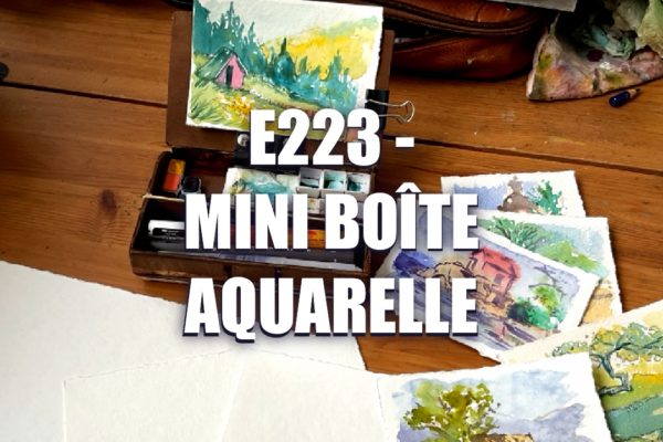 E223 – mini boite aquarelle