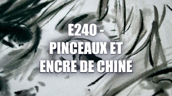 E240 – Pinceaux et encre de chine