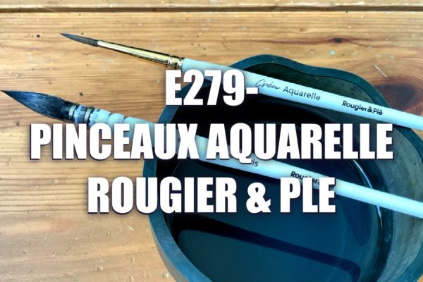 E279 – Pinceaux Aquarelle Rougier & Ple