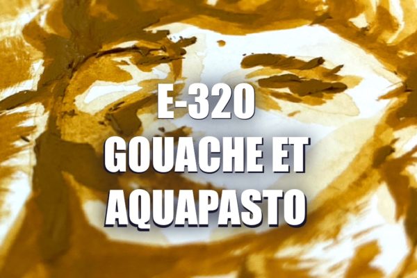 E320 – Gouache et Aquapasto