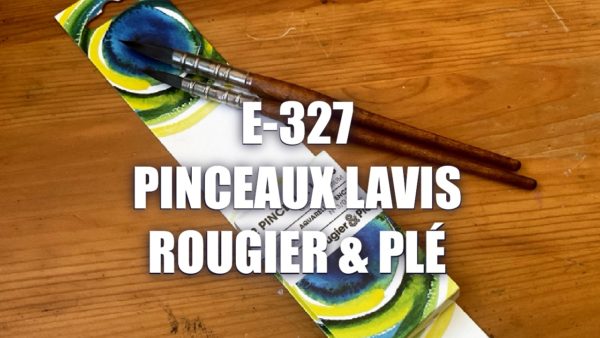 E327 – pinceaux lavis Rougier & Plé